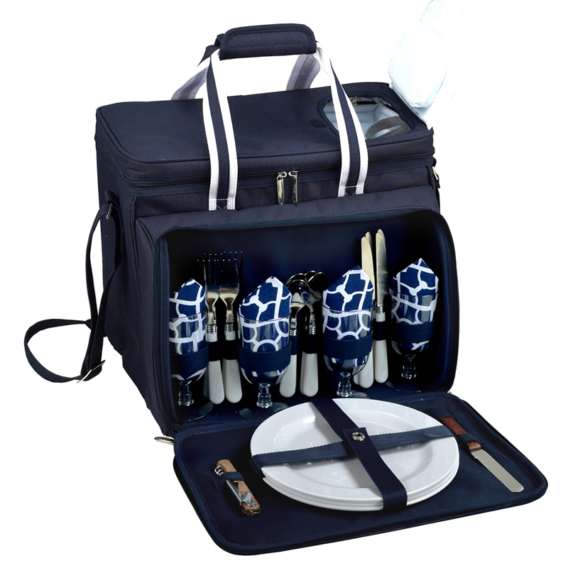 Deluxe Picnic Cooler for Four