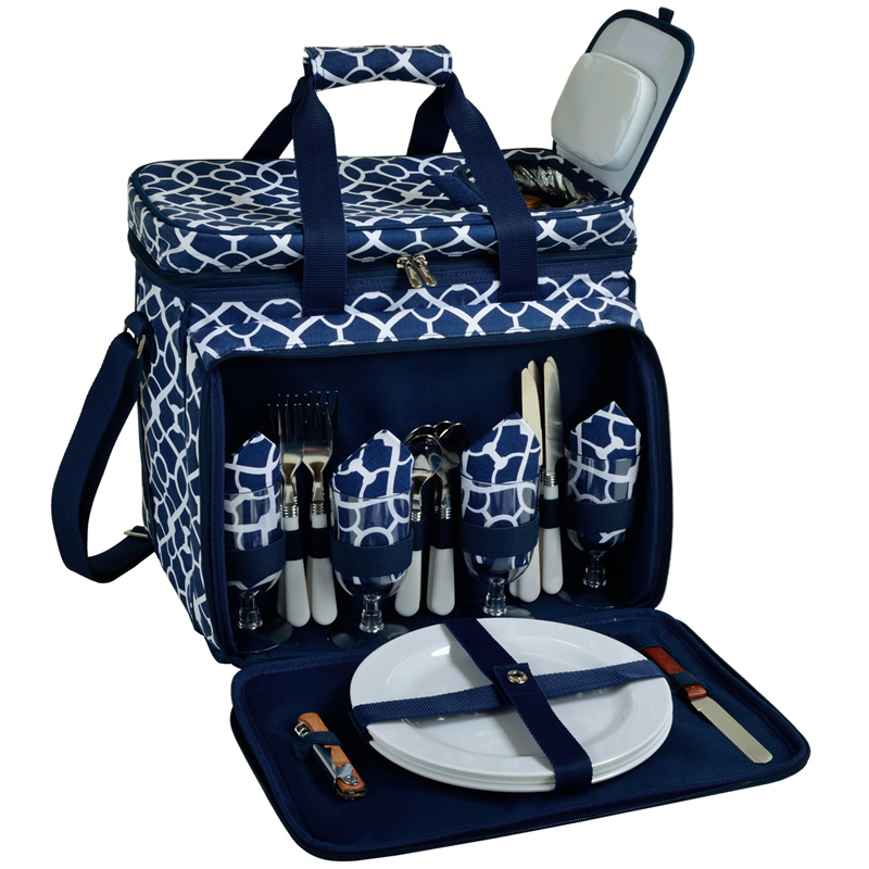 Borsa Frigo Morbida Picnic At Ascot Giorno Cooler - Capacità 32 Lattine, Isolata 18 Ore, Impermeabile E Pieghevole - Ideale Per Spiaggia E Viaggi