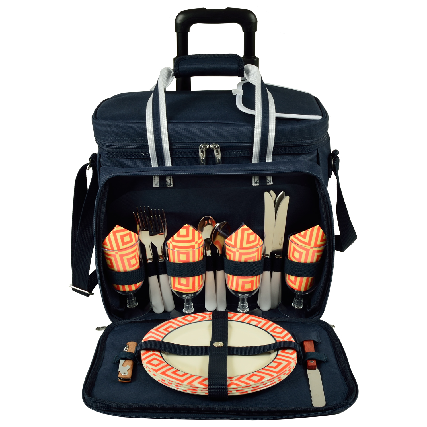 Deluxe Picnic Cooler for Four