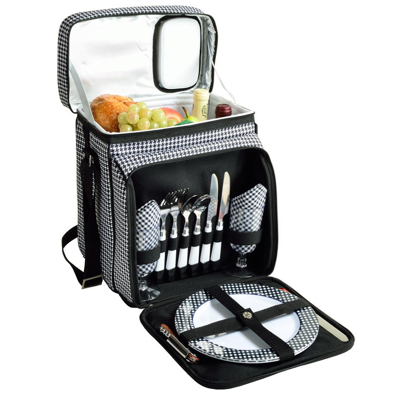 Equipped Picnic Cooler for Two