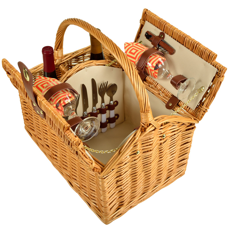 Vineyard Picnic Basket for Two