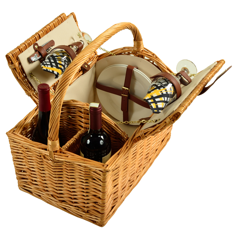 Vineyard Picnic Basket for Two