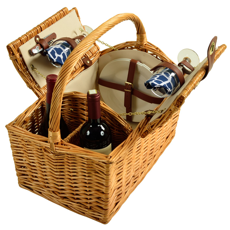 Vineyard Picnic Basket for Two