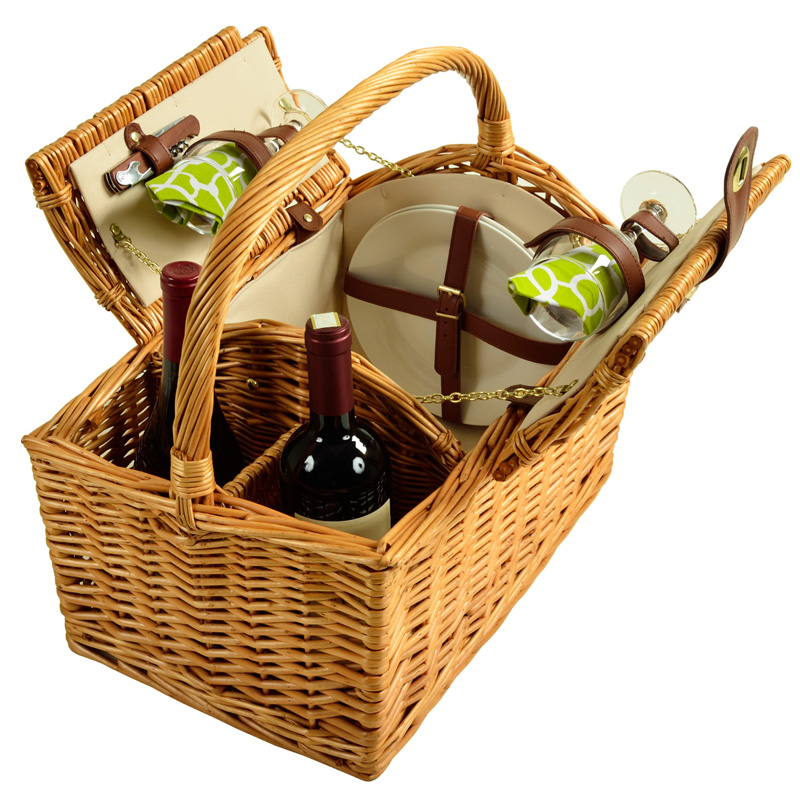 Vineyard Picnic Basket for Two