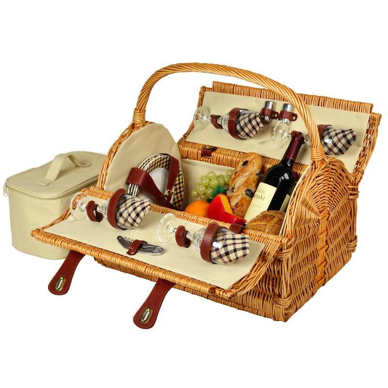 Yorkshire Picnic Basket for Four