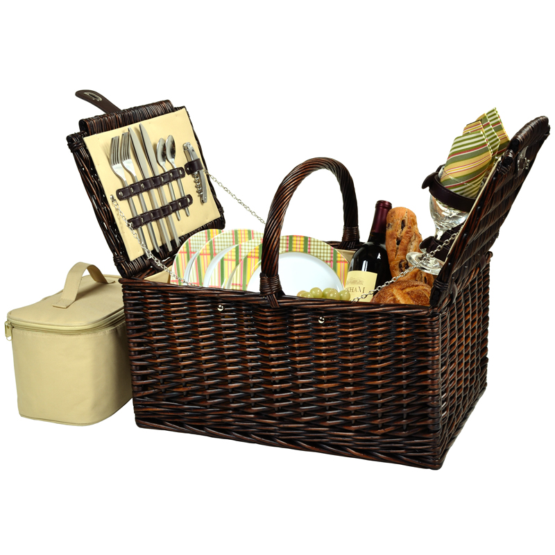 Buckingham Picnic Basket for Four