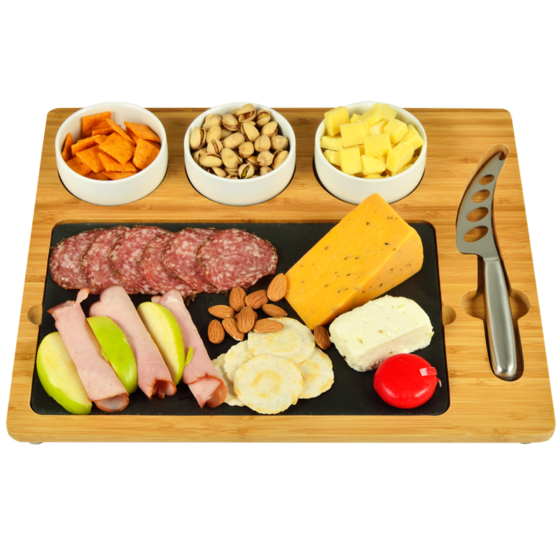 Bamboo/Slate Cheese Platter