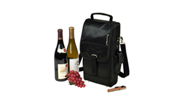 Picnic at Ascot Sunset Wine Tote Diamond Granite