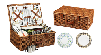 Dorset Basket for 4 w/coffee service 